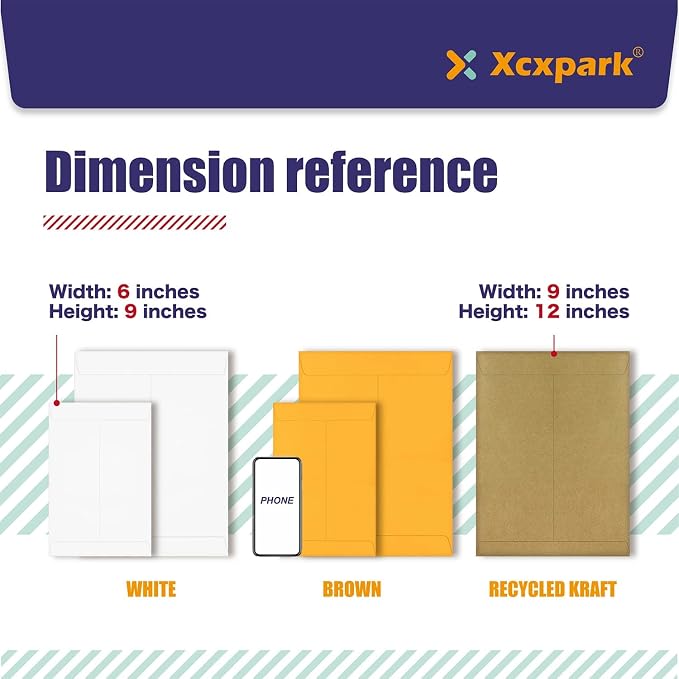 Xxcxpark 120 PCS 10x13 inches Security Catalog Envelopes Printable Self Seal - Image 3