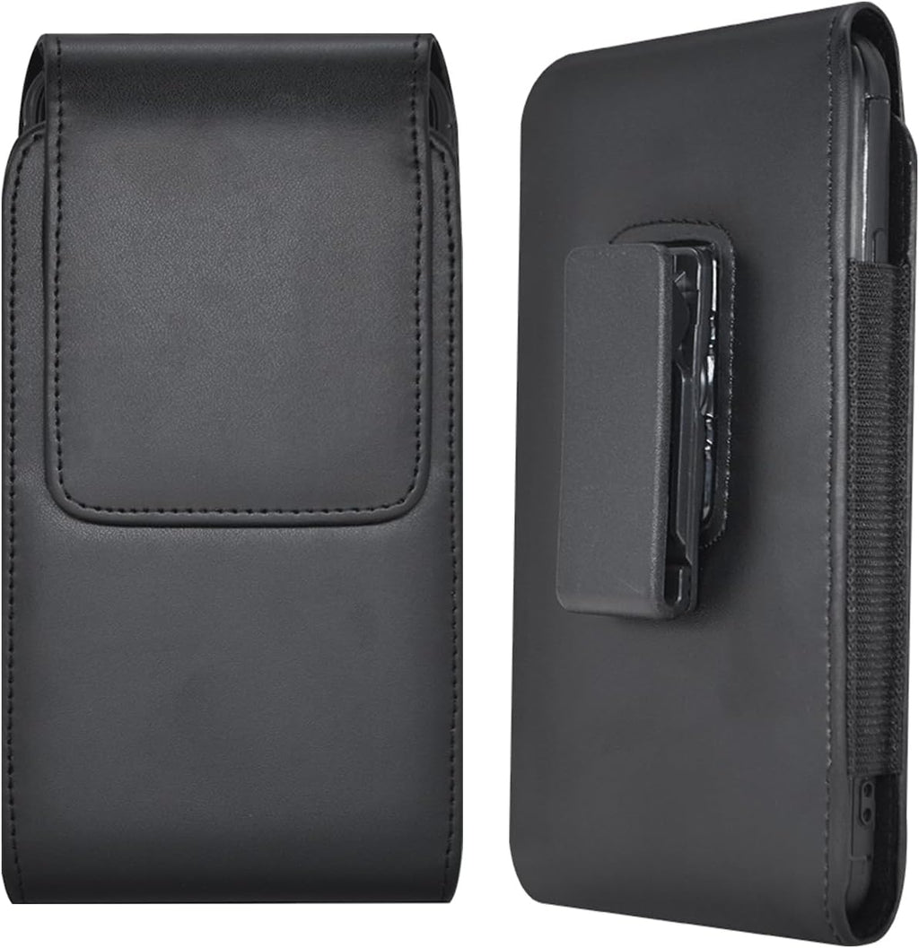 Galaxy S25 Ultra S24 S23 S22 S21 Note 20 Ultra Phone Holster Holder Phone Belt Clip Case PU Leather Pouch for Samsung Galaxy A03S A16 A15 A14 A13 A12 A23 A32 A35 A34 5G, Google Pixel 8 7 6 Pro