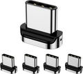Magnetic Connector Tips Head for USB-C Android Devices (5 Pack), only Compatible 3A Magnetic Charging Cable