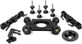 PROAIM Polaris Mini Portable Video Camera Dolly w Universal Track Ends | Mitchell & 75mm Bowl Mount | Compatible Track Rail Diameter – Ø 32‐34mm | Offers Payload of 34kg / 75lb (DL-PLRS-M01)