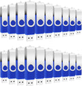 EASTBULL 4GB USB Bulk Flash Drives 100 Pack USB 2.0 Flash Drives Bulk USB Drives Bulk Thumb Drive Pack Memory Stick (Blue 100Pack)