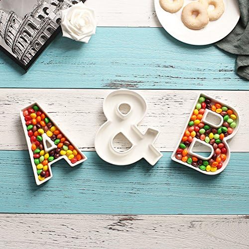 Coffeezone Ceramic Small Letter Dish & Plates - Image 6