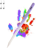 Acitve Stylus Pens for Touch Screens, iPad Pencil with 4 POM Tips Magnetic Stylus Pen for iPad/Pro/Air/Mini/iPhone/Samsung/Huawei/Lenovo/iOS/Android and Other Smartphone Devices - Purple
