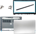 Replacement LCD Cover Back With Hings Front Bezel With Hinges Cap for Lenovo Ideapad 1-15ADA7 82R1, 1 15AMN7 82VG, 1 15ALC7 82R4 Series Laptop Rear Case Top Lid 5CB1M48453 5CB1F36621 5CB1F36618