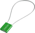 Tamper Evident Pull Tite Security Cable Seals Alumium Alloy Shipping Container Tags ISO 17712 Standard (Pack of 100, Green)