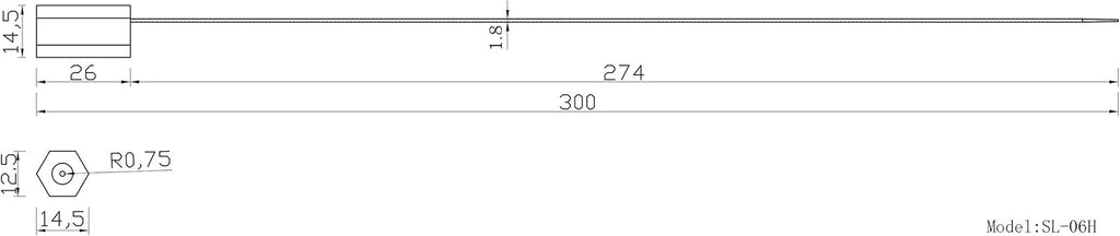 Pull-Tite Steel Security Cable Wire Seals - Numbered Anti-Tamper for Freight Containers, Truck Trailers - Metal Tags-Ties (Green, Pack of 50pcs)