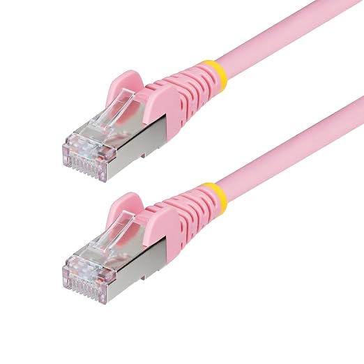 StarTech.com 6ft Pink CAT6a Ethernet Cable, Snagless RJ45, 100W PoE++, 27AWG by StarTech