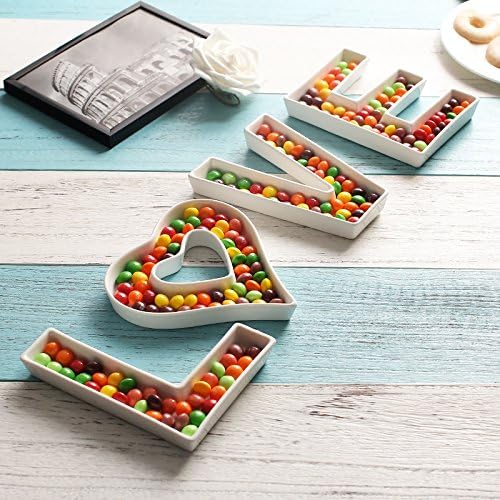 Coffeezone Heart Shape Small Candy Dish & Nuts Decorative Plates, Wedding Gift - Image 4