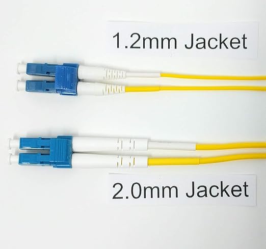 5 Meter Singlemode Duplex 1.2mm Ultra High Density Fiber Optic Cable - Image 5