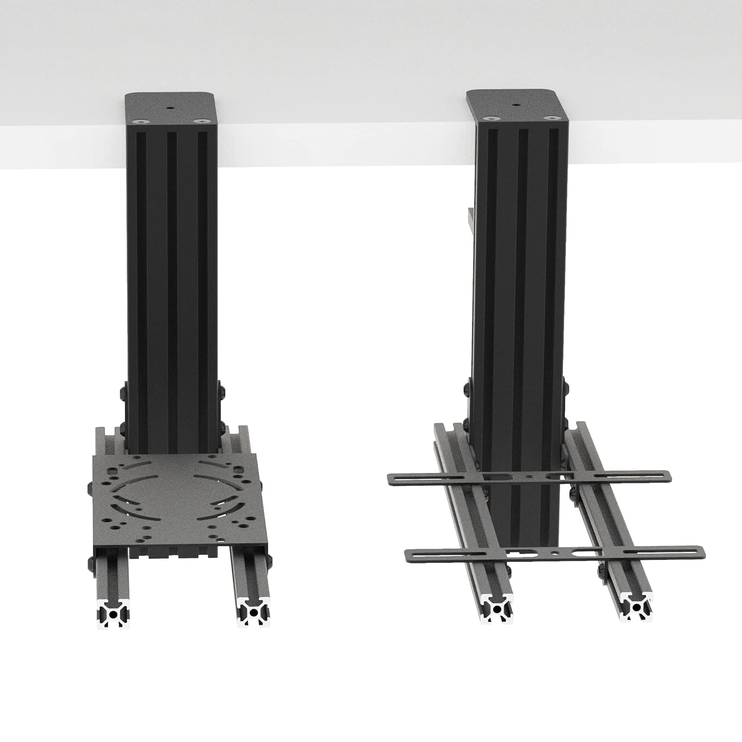 Hikig 2 Set Desk Mount for Flight Sim Game Joystick, Throttle and HOTAS Systems - Compatible With Logitech X56, X52, X52 Pro, Thrustmaster T-Flight HOTAS, T.16000M, TCA