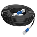 20M/66FT LC to LC Armored Outdoor Fiber Optic Cable, Single Mode Duplex 9/125μm SMF Fiber Patch Cord, OS1/OS2 Compatible, Black LSZH Jacket, Uniboot Jumper for FTTH, Data Center, Long-Distance Use