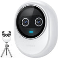 EMEET Piko+ Webcam 4K, World's 1st Dual-Camera AI-Powered 4K Webcam, 1/2.55'' Sony Sensor, 3 Mics&3 Sound Modes, Panda Magnetic Privacy Cover, USB C-C&C-A, Ideal for Livestreamers and Content Creators