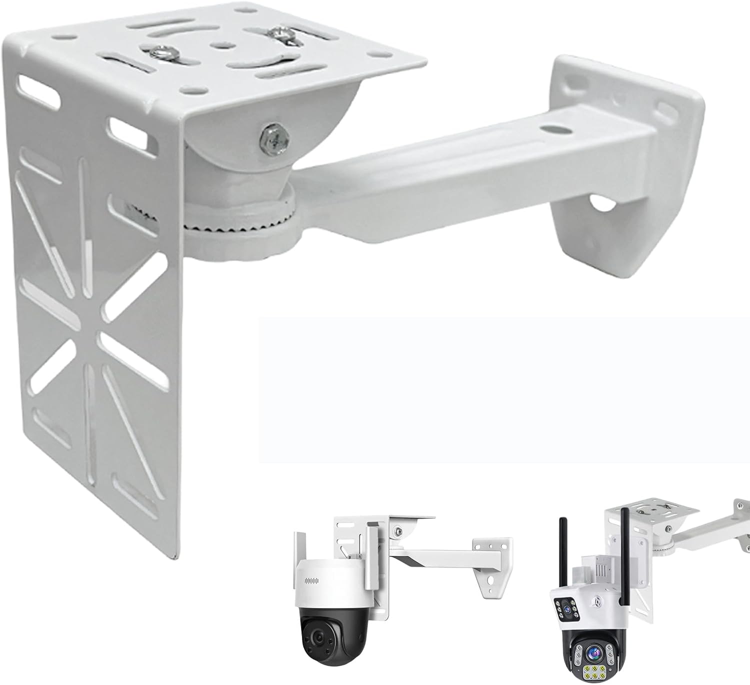 L-Shape Dome Camera Bracket, Wall Ceiling Mount for Security Dome Cameras, (Wall Mount Bracket)
