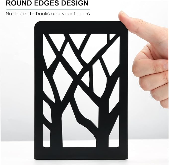 MaxGear Book Ends Tree Design Bookends - Image 8