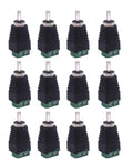 RCA Plugs for Speaker Wire, RCA to AV Screw Terminal Connector, Phono RCA Male Plug Solderless Converter Audio/Video Speaker Wire Connectors Solderless Adapter(12 Pack)