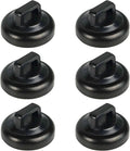 Magnet Zip Tie Mount Magnetic Zip Ties Mount Clips Base Holder Strong Multipurpose Wire Cable Holder Mount Wire Clips Management for Home Office Marine Electrical Wiring (Black, 6 Piece)