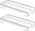 WINFFOR Acrylic Keyboard Cover Protector - 2 Pack Mechanical Keyboard Dust Cover Computer Keyboard Cover Keyboard Protector Fits 17'' Keyboard (Crystal Clear)