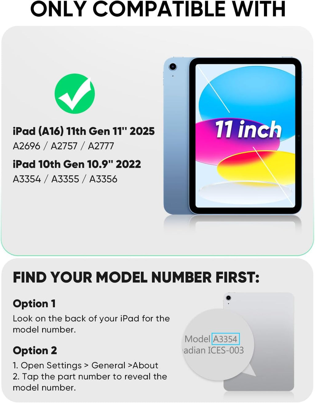 SCSVPN for iPad (A16) 11th/10th Generation Case 11 inch 2025/10.9 inch 2022, Rugged Shockproof Protective Silicone Case for Kids with Pencil Holder, Rotate Stand & Handle, Shoulder Strap - Mint Green