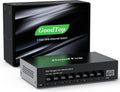 8 Port 2.5G Managed Ethernet Switch with 10G SFP, 8 x 2.5G Base-T Ports, Support LACP/VLAN/QOS/DHCP Client, Metal Web Managed Fanless Network Switch