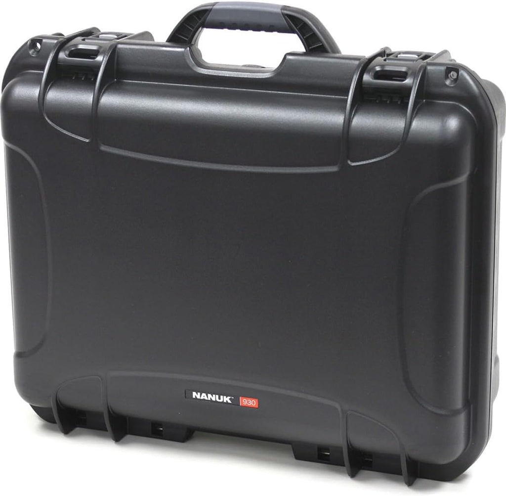 NANUK Large Series 930 Lightweight NK-7 Resin Waterproof Case with Cubed Foam, Black