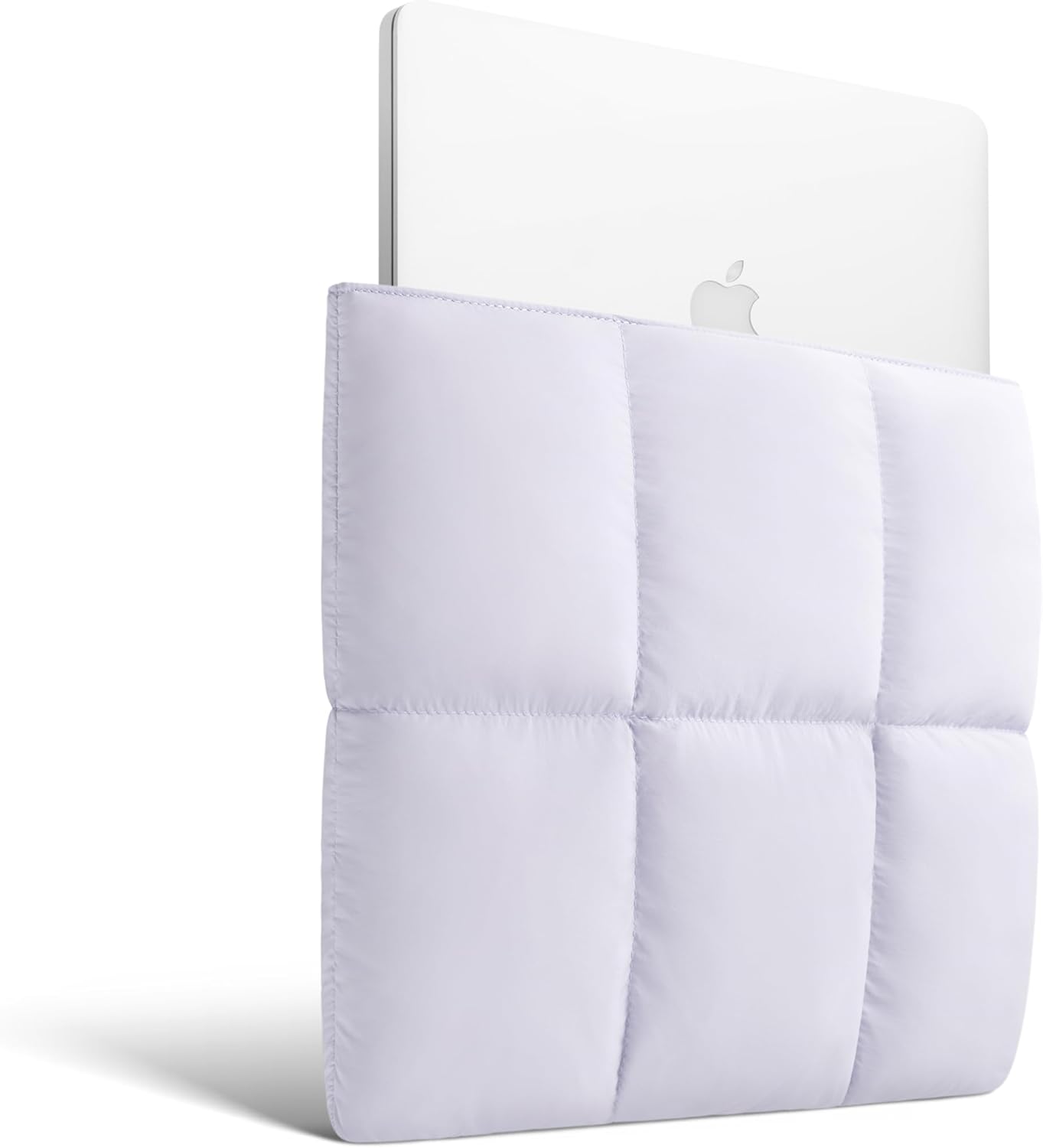 Comfyable Puffy Laptop Sleeve 13 Inch 14 Inch, Quilted Puffer Laptop Carrying Case, Pillow Case Compatible with MacBook Air M4 2025 M3 M2 M1, MacBook Pro M4 Pro/Max, Lavender