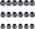 Earbud Replacement Tips Silicone Earbud Tips Eartips Fit Most in-Ear Earbuds(Inner Hole 3.8mm -5.1mm) Headphone Earbuds Rubber Tips 9 Pairs S M L