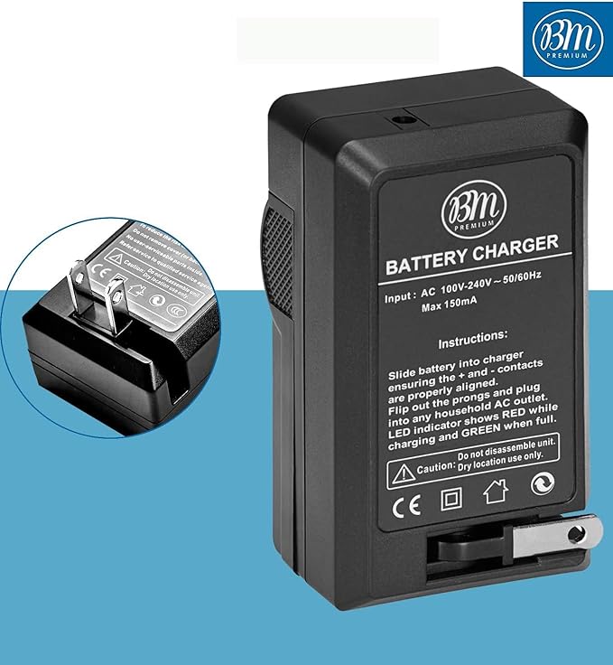 BM Premium 2 Pack of EN-EL23 Batteries and Battery Charger - Image 6