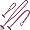 3 Pack Phone Lanyard,1×Phone crossbody strap,1×Phone Neck Strap,1×Wrist Strap,3×Tether Tabs,Universal Cell Phone Multifuctional Patch Polyester Lanyards(Wine)