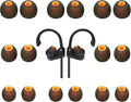 Earbud Tips Ear Bud Tips Soft Anti Slip Washable and Reusable Silicone Replacement Earbud Tips Fit Most in-Ear Earbuds(Inner Hole 3.8mm -5.1mm) 18pcs S M L