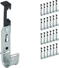 ICC Batwing J Hook 3/4” Without Retainer Clip - Galvanized Steel Cable Management Hooks for Hanging Cable to Hanger Wire and Threaded Rod - Rust-Resistant, EIA and TIA Compliant - 3/4 Inch 25 Pack