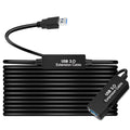 50FT USB 3.0 Extension Cable,Active Type A-Male to A-Female Extender Cord, 2 Signal Boosters,Compatible Oculus Quest 2/3 VR,Printer, Webcam,Xbox, PS4 and More,