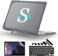 Batianda Customizable Case for New MacBook Pro 16 inch Case with M4 M3 M2 M1 Pro/Max Chip 2024 2023 2021 Release,Heavy Duty Shockproof Protective Hard Shell with Fold Kickstand & Keyboard Cover