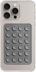 Silicone Phone Sticky Grip, Suction Phone Case Mount for iPhone and Android, Hands-Free Sticky Cell Phone Grip, Mobile Fidget Mirror Holder for Selfies and Videos
