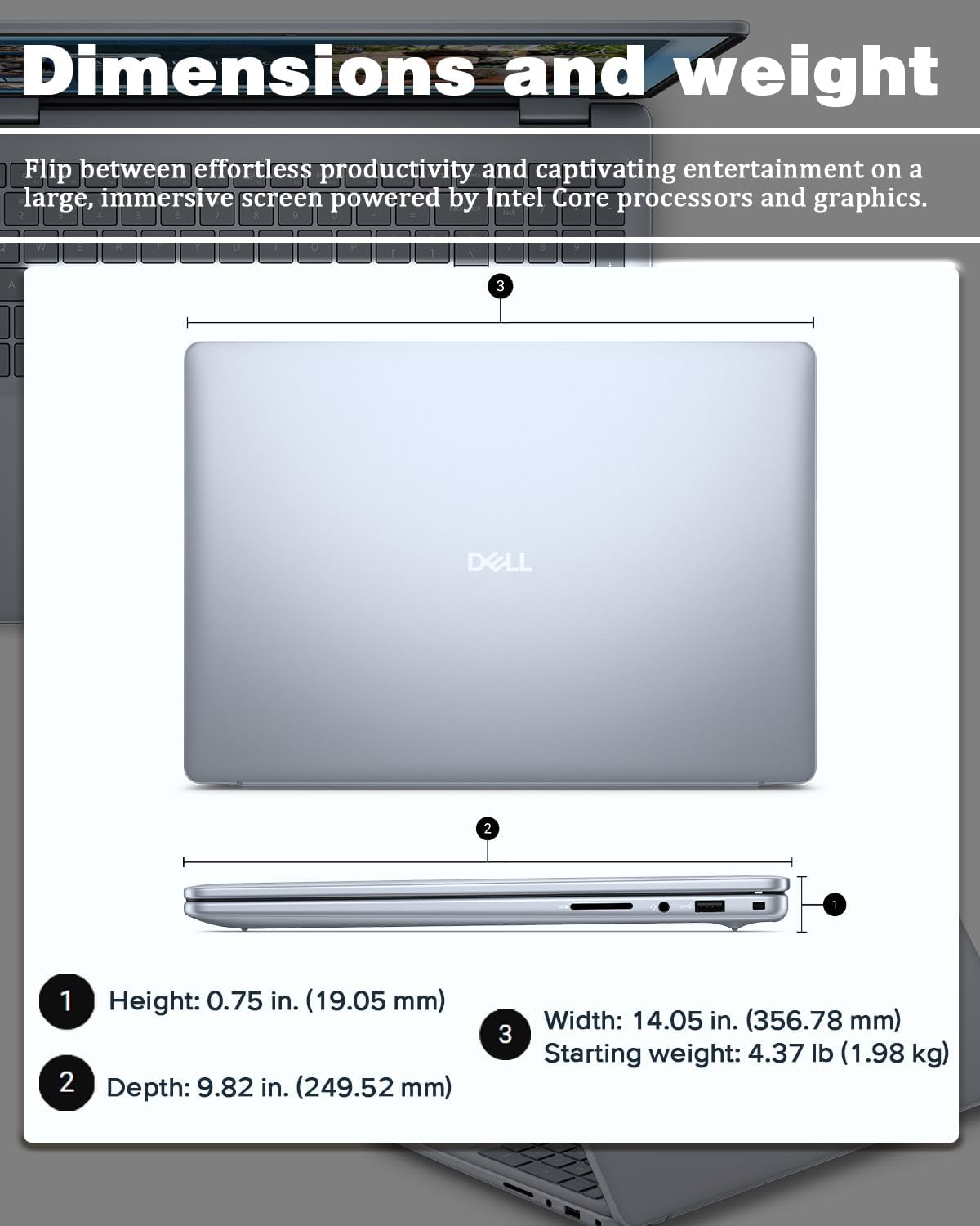 Dell Inspiron 16 Business Laptop - 16'' Touchscreen FHD+ Dsiaplay, Intel 10-Core 7 150U(Up to 5.4GHz) Express Charge, Backlit Keyboard, Windows 11 pro, Fingerprint (64GB RAM | 2TB SSD