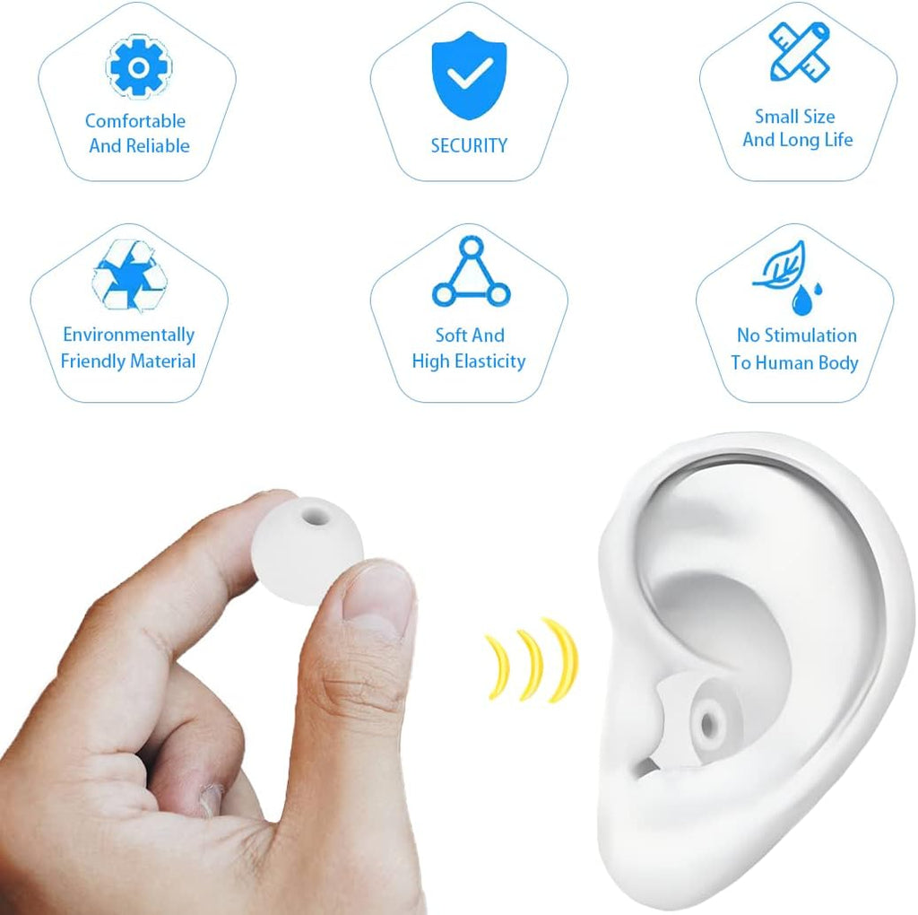 Earbud Tips Replacement Earbud Tips Earbud Replacement Tips Headphones Replacement Ear Pads Ear Tips for Earbuds Compatible with Powerbeats Pro Beats Wireless Earphone Headphones 4 Pairs (Light Grey)