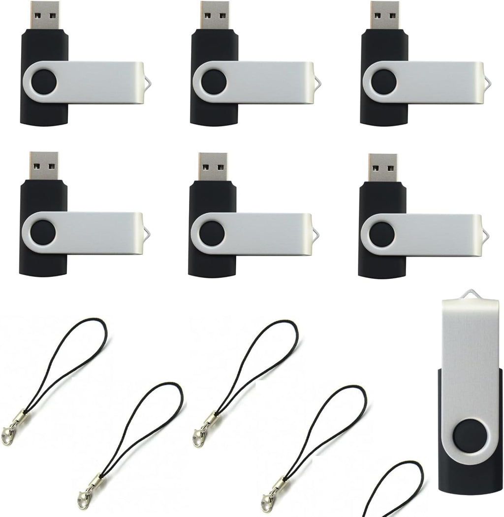 lcwamy 4GB Flash Drives 100 Pack USB Drives Bulk USB Flash Drive 100 Pack Flash Drive Bulk Thumb Drive Pendrive CupShadow (Black, No Logo)