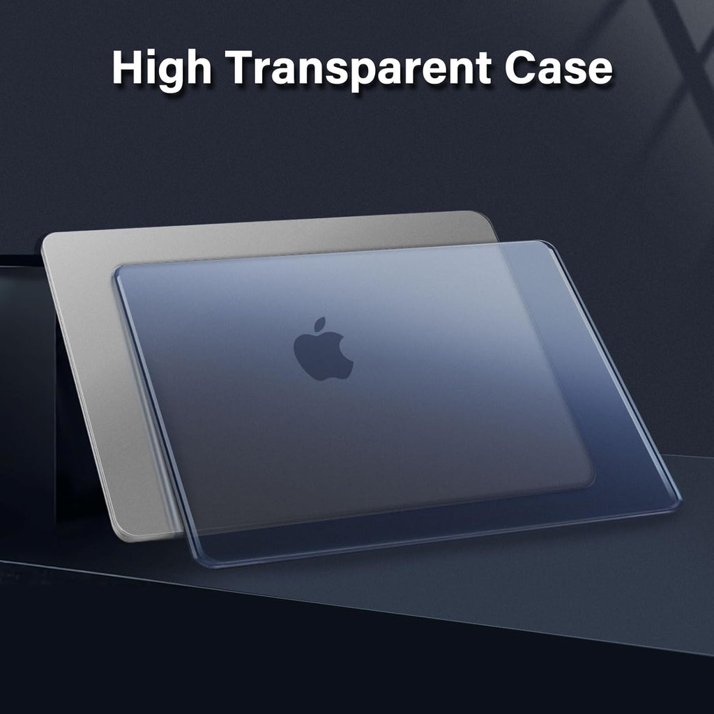 MOSISO Compatible with MacBook Pro 16 inch Case 2025 2024 2023 2022 2021 M4 M3 M2 M1 A3403 A3186 A2991 A2780 A2485, Natural Original Color Hard Case&Keyboard Cover&Screen Film&Type C, Midnight Blue