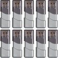 PNY 32GB Turbo Attaché 3 USB 3.0 Flash Drive, Silver (Pack of 10)