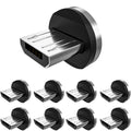 Magnetic Connector Tips Head for Micro USB Android Devices (9 Pack)