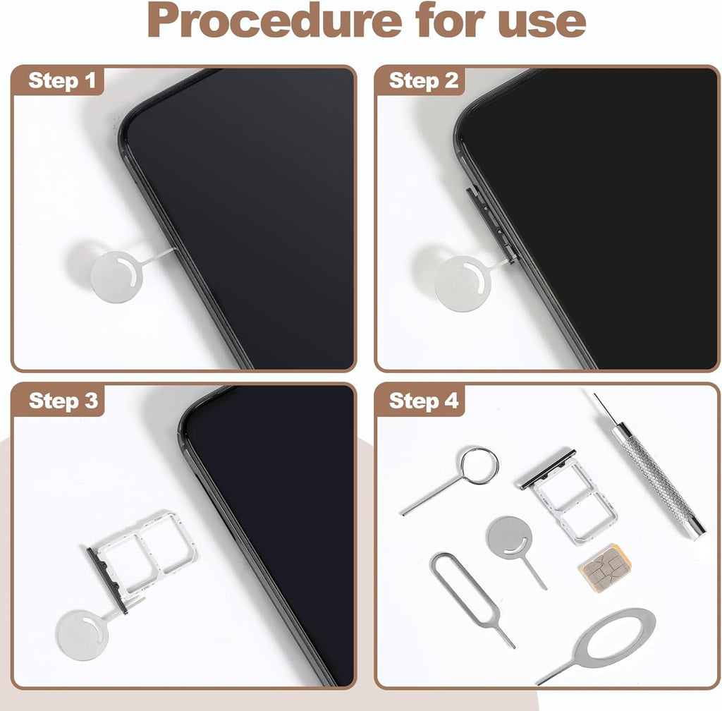 13 Pcs Sim Card Removal Tool Sim Card Tool Sim Ejector Tool iPhone Sim Card Removal Tool Sim Eject Tool Smooth and Burr-Free for All Cell Phones