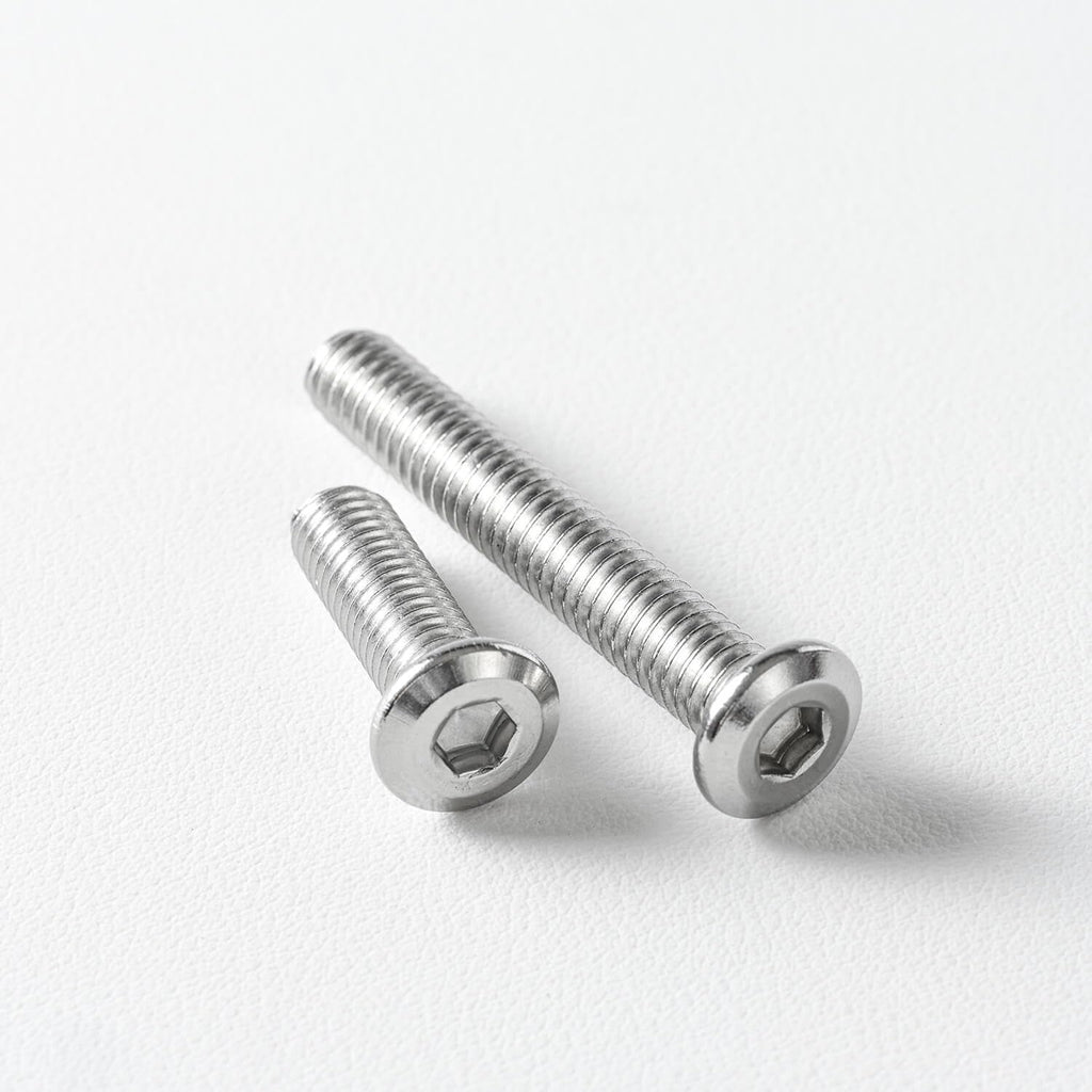 1/4-20 x 1-1/2" (20 Pack) Flat Head Hex Socket Cap Screws Bolts, 304 Stainless Steel 18-8, Hex Drive, Bright Finish, Fully Machine Thread