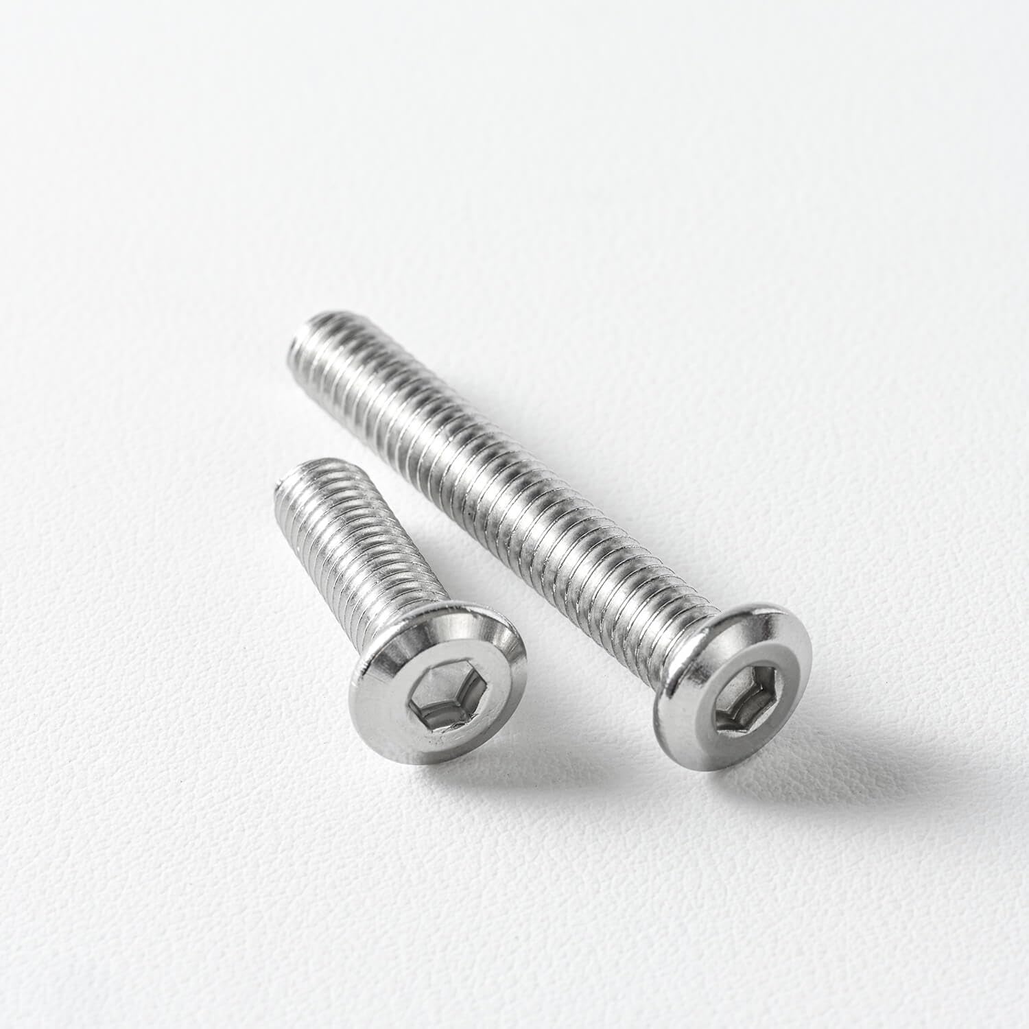 5/16-18 x 5/8" (25 Pack) Flat Head Hex Socket Cap Screws Bolts, 304 Stainless Steel 18-8, Hex Drive, Bright Finish, Fully Machine Thread