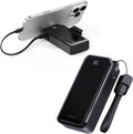 iWALK Portable Charger, Ultra Small 10,000mAh 30W PD Power Bank, USB C in&Out Fast Charging Battery Pack with Stand, Travel Essential Phone Powerbank for iPhone 16/15 Pro Max, Samsung S25/S24 Series