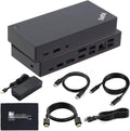 Lenovo 40AS0090USThinkpad Docking Station - Supports 4K Display, 1 Year Warranty, USB C Gen 2 Dock with 90W Adapter + 4K HDMI Cable + USB-C Cable + 4K DisplayPort Cable + Microfiber Cloth (Renewed)