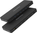 VisionTek VT4600DL Laptop Docking Station for Windows, MacOS or ChromeOS — Connect with USB-C or USB-A, 100W Laptop Charging, Dual 4K Displays, 2X HDMI, 2X DisplayPort, USB-A, USB-C, Audio, Ethernet