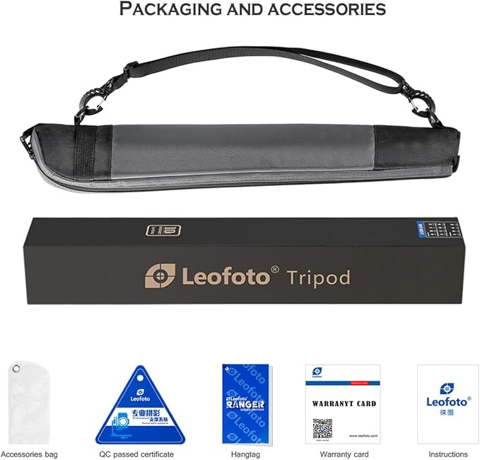 Leofoto MP-284 CF Monopod Carbon Fiber 65" Tall 4 Section - Image 7