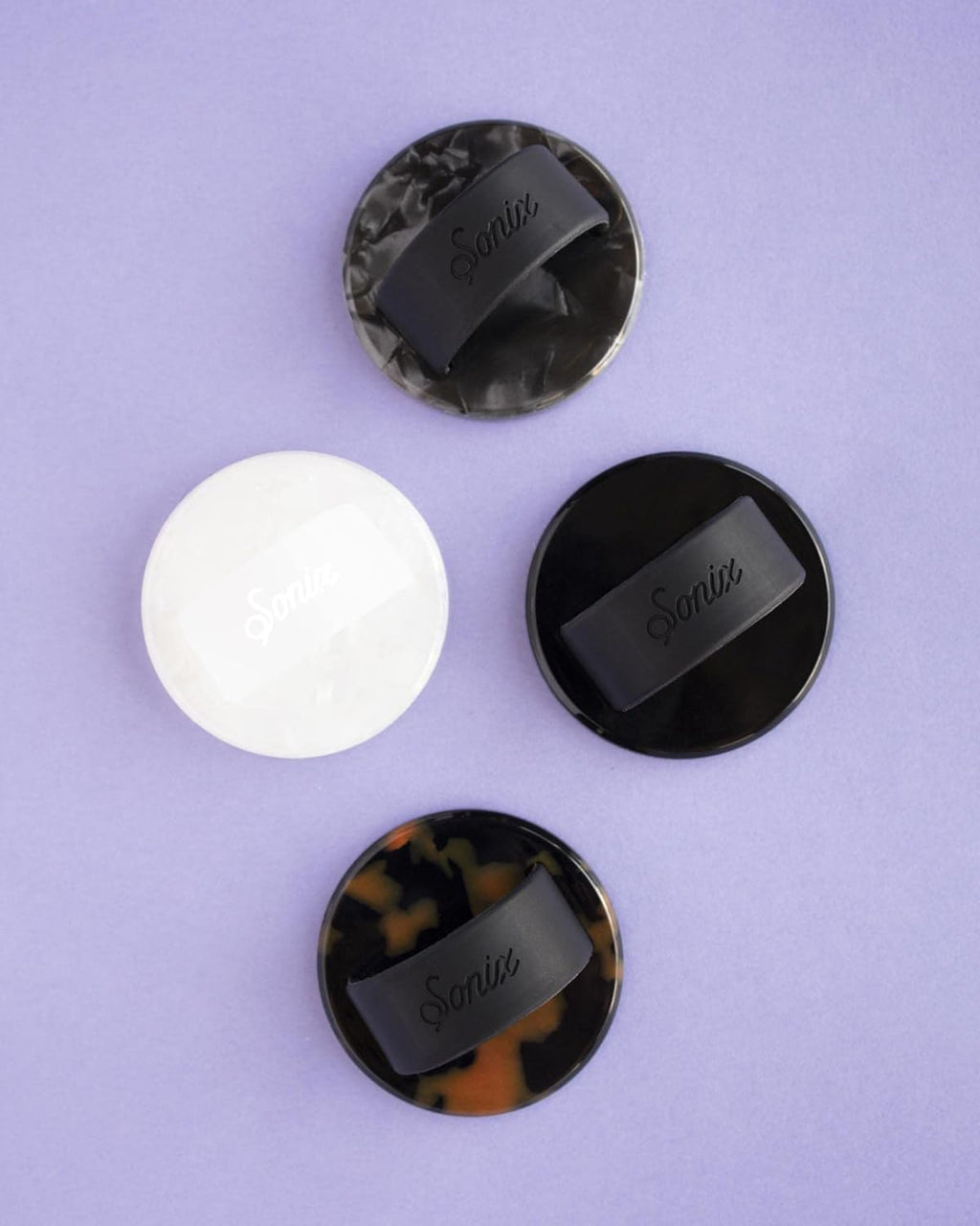 Sonix Silicone Phone Ring - Pearl Tort, White