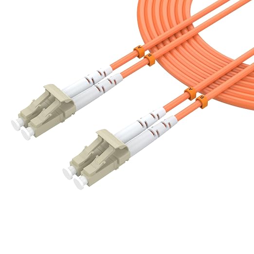 LC/UPC to LC/UPC Fiber Patch Cable, 75M/246FT OM1 Multimode Duplex 62.5/125µm by lidkew