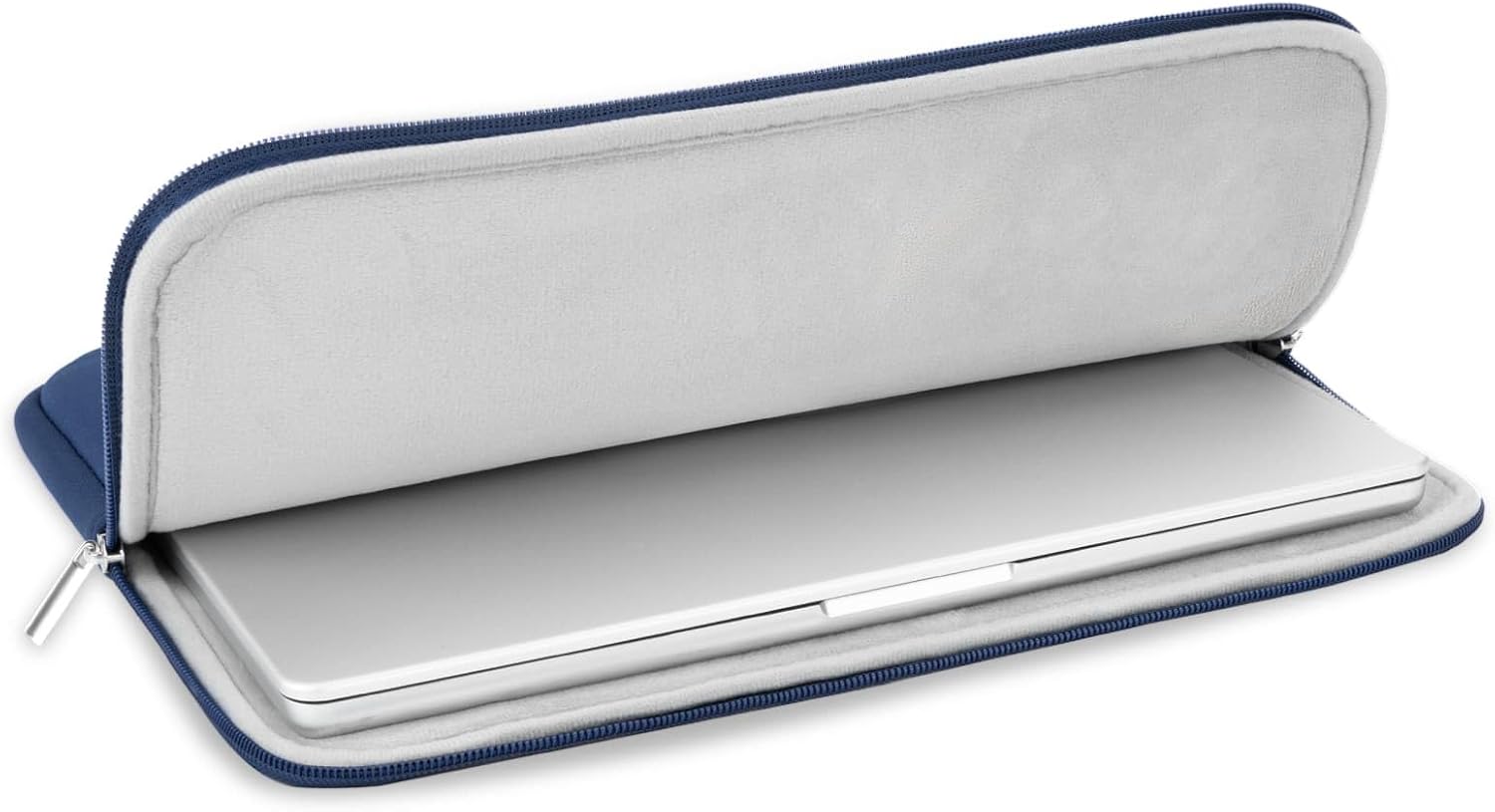 RAINYEAR 11-11.6 Inch Laptop Sleeve Case Soft Lining Carrying Bag Padded Cover Compatible with 11.6" MacBook Air for 11" Notebook Computer Tablet Chromebook (Navy Blue, Upgraded Version)