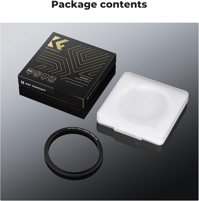 K&F CONCEPT 49-82mm Magnetic Filter Adapter Ring, - Image 6